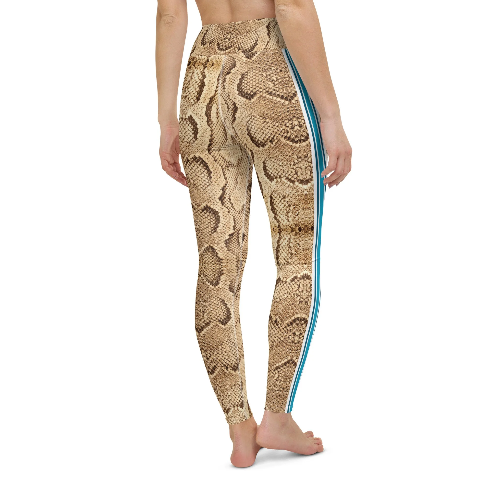 Python Sport Blue High Rise Leggings — FOR THE LOVE OF ROCKSTARS